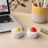 Yolk Rice Ball Squeeze Toy, Smiling Cartoon Rice Ball Dumpling Stress Relief Toy, Slow Rebound Fake Food Sensory Toy