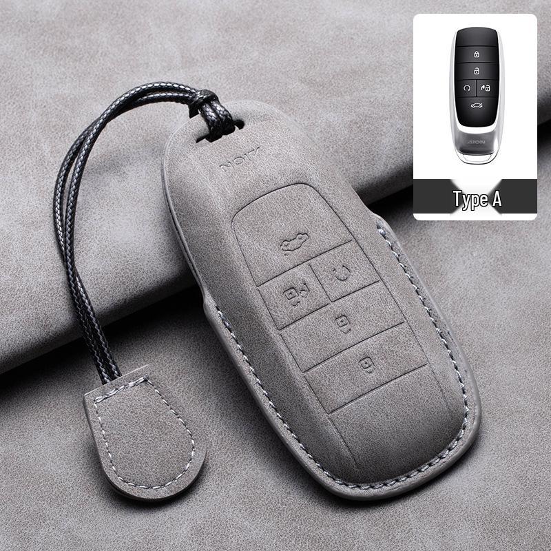Compatible GAC AION Y Plus Key Cover with Mei 580 Keychain for AION V Overlord Dragon SMAX