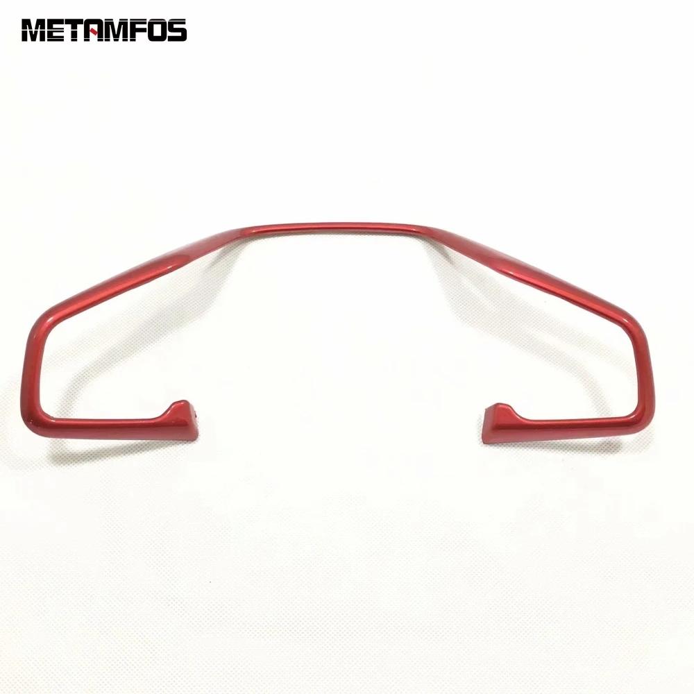 For Honda Civic 2016- CR-V CRV 2017- Carbon Fiber Steering Wheel Cover Molding Trim Frame Sticker Interior Accessories