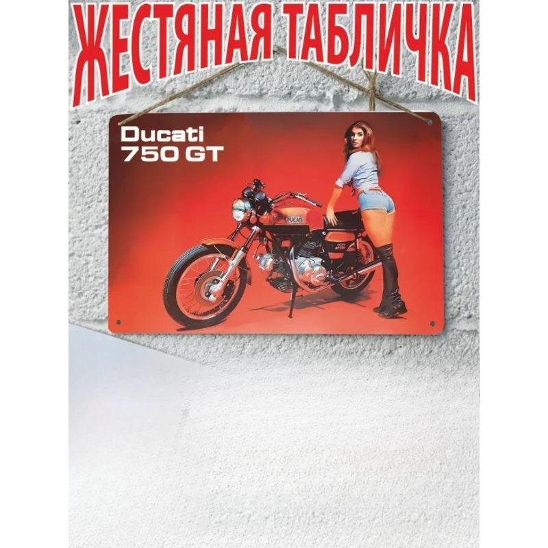 Motorcycle Metal Wall Art 20x30cm, Vintage Bike Decor Plaque