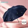 Paradise Umbrella Starry Sky Triple-Fold UV Protection Sun Umbrella