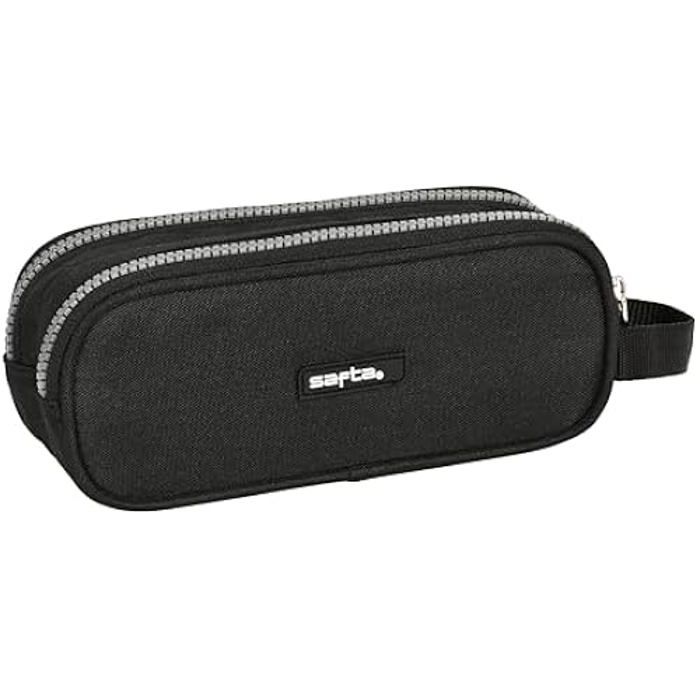 Safta - Trousse Double pour Enfant, idéale pour Les Enfants d'âge Scolaire, Confortable et Polyvalente, qualité et résistance, 21 x