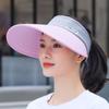 Breathable Ladies Sports Hat Outdoor Women Visor Summer Sun Cap Beach Cap Empty Top Suncap