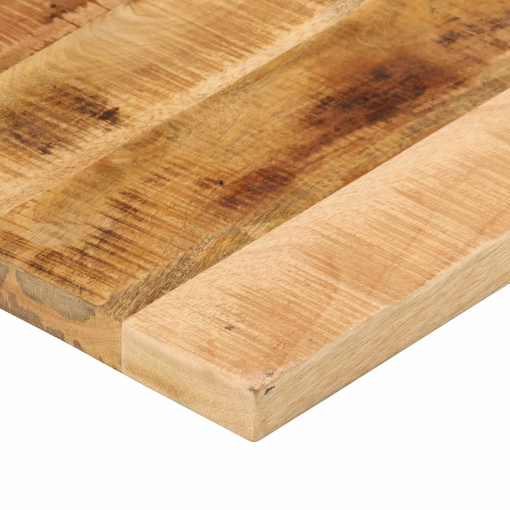 Vidaxl Blat Do Stolika, 90X80X2,5 Cm, Prostokątny, Surowe Drewno Mango