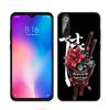 Samurai Oni Mask Phone Case For Xiaomi Mi A2 8 9 SE Note 10 10T 11 12 Lite 9T 11T 12S 12T Pro A3 6X 12X Soft TPU Black Cover