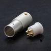 Turntable DS02 Female 5Pin DIN Connector 24K Gold Plated Tonearm Plug for Optimaled Sound