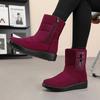 Non-Slip Waterproof Snow Boots for Women 2024 Winter Warm Cotton-Padded Shoes Woman Platform Thicked Plush Ankle Boots