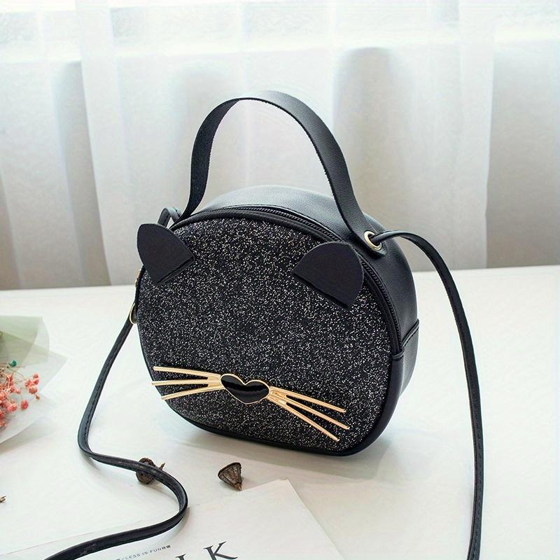 

Chic Leopard Print Mini Crossbody Bag for Women Trendy, Faux Leather with Zip Closure Tote Bags for Women Handbag Purse Bolsos чёрный