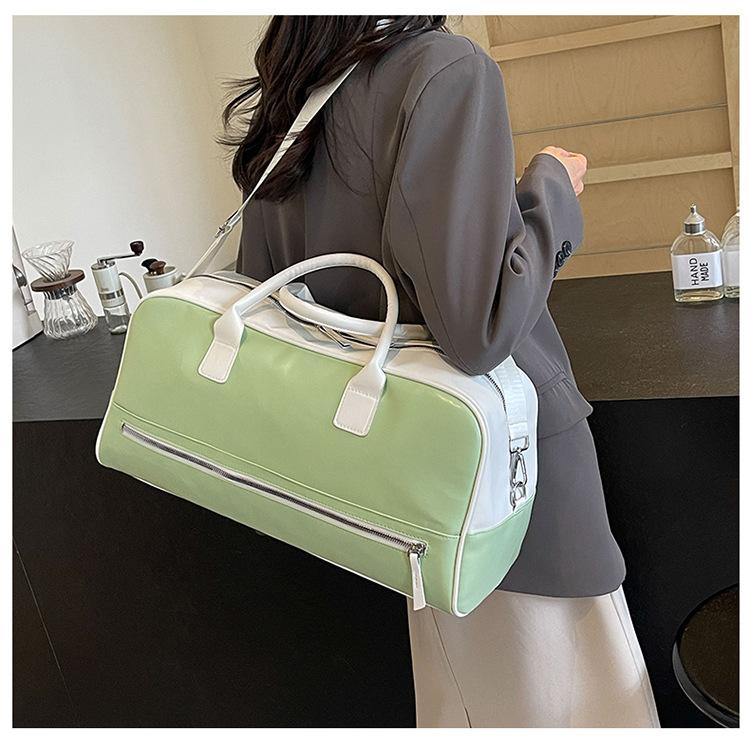 Trendy měkká kožená ležérní fitness taška venkovní taška na krátké vzdálenosti pro služební cesty velkokapacitní personalizovaná taška přes rameno/messenger taška