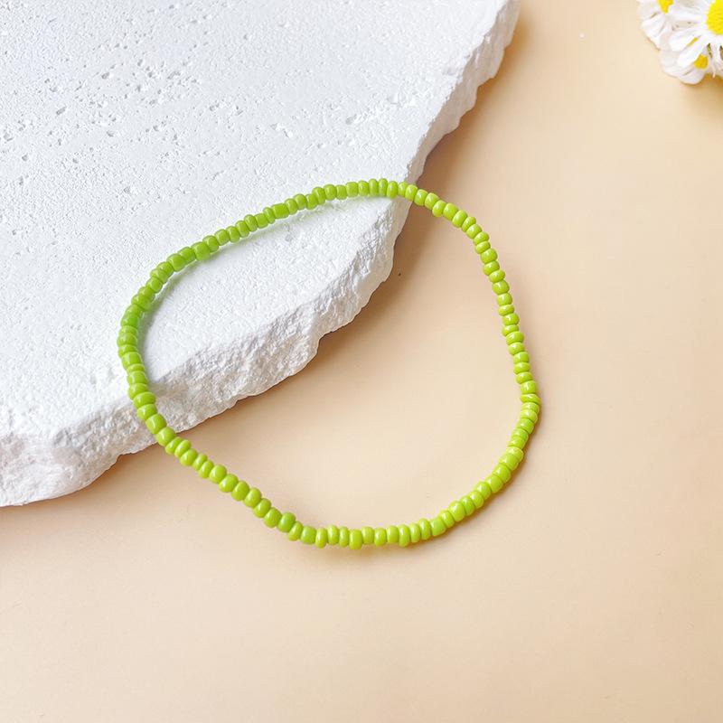 Bohemian Miyuki Seed Bead Colorful Handmade Elastic Anklet