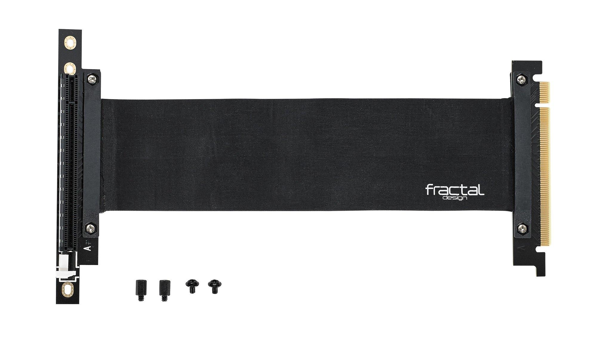 

Fractal Design FLEX R6 Riser cable Define R6 series CS7125 VRC-25 -Define Opt- [For only] FD-ACC-FLEX-VRC-25-BK