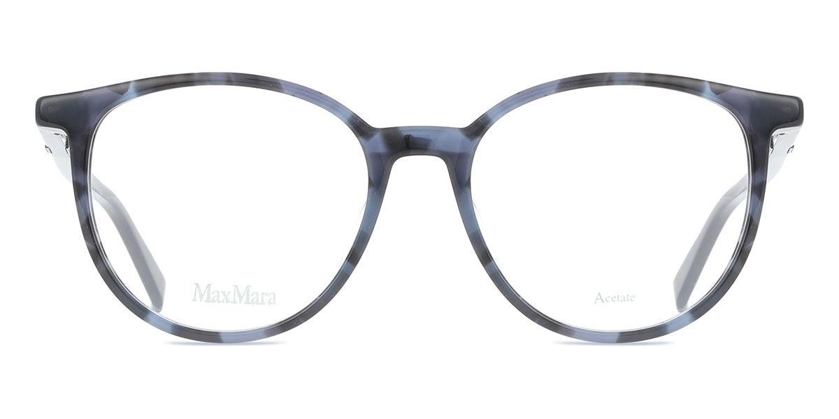 

Max Mara Mm1410 Jbw Unisex Eyeglasses Blue Havana/50-17-145