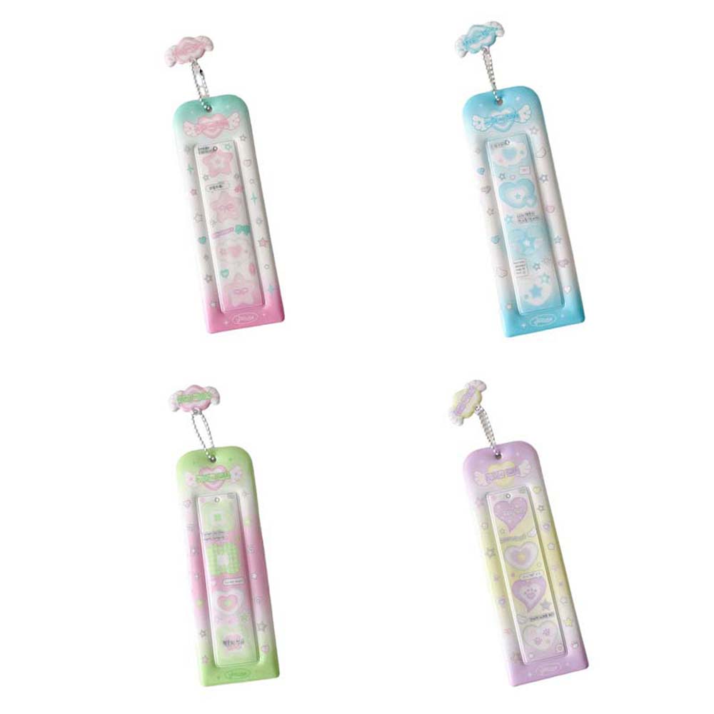 Long Bookmark Photocard Frame Bookmark PVC Card Cover Idol Card Display Protector  Card Decor