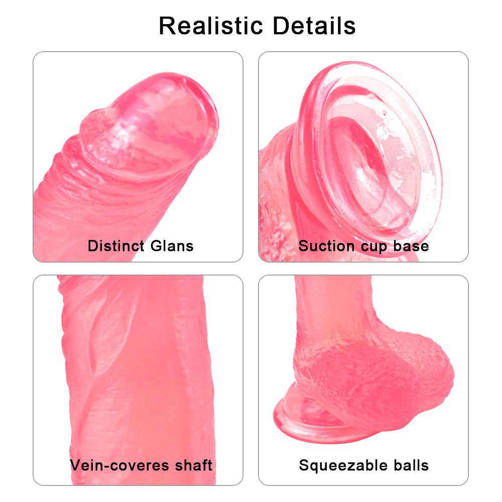 Giant Long Dildo Penis Realistico Adult Sex Toy Women Gay  Dick Unisex Pink Dildo with Suction Cup Phallus Adult Shop