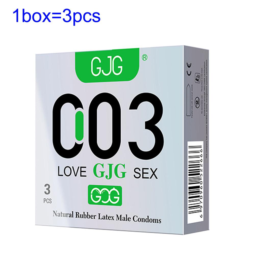 003 Ultra-thin Condom Super Safe Super Smooth Latex Condom Penis Ring Sex Product for Adult