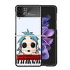 Gorillaz Anime Clear Phone Case For Samsung Z Flip 7 6 5 4 3 Galaxy ZFlip7 ZFlip6 ZFlip5 ZFlip4 ZFlip3 5G Print Cover Z Flip 5 4
