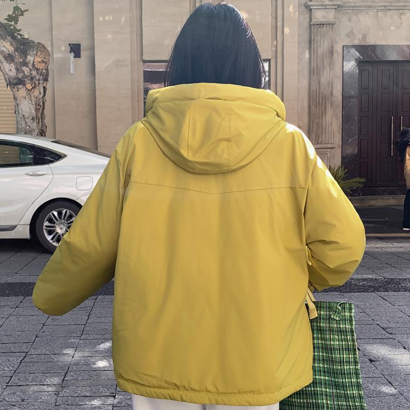 Mode Winter Damen Parkas Kapuze Dick Warm Jacken Elegant Locker Damen Mäntel