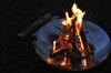 Sasurawo makitate (Large) - Compact Firewood Stand for Campfires and Fire Pits - Stainless Steel - Camping & Outdoor