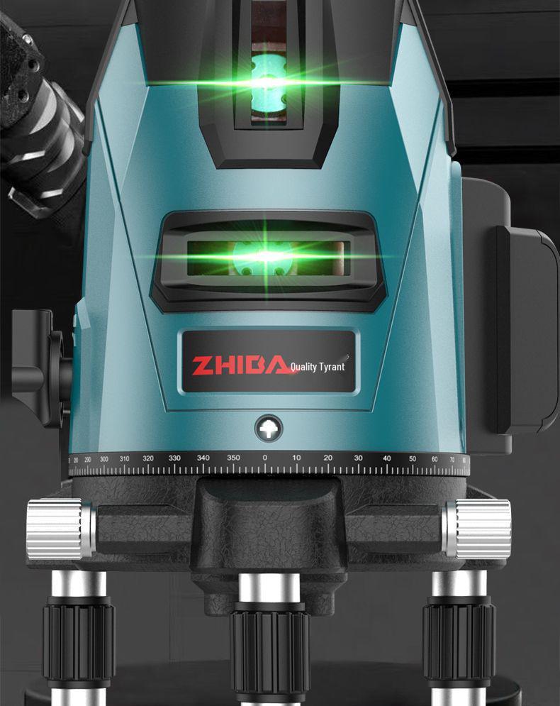 High-Precision Outdoor Green Laser Level - 2, 3, or 5 Lines with Infrared Automatic Leveling
