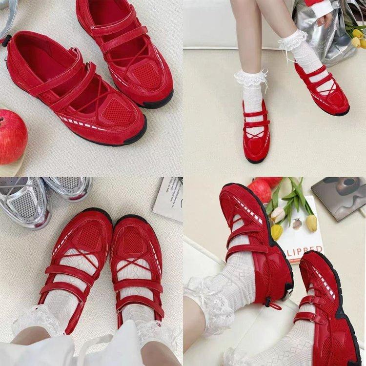 Leather Bright Functional Ballet Shoes Flat Sports Casual Mary Jane Silver Ballet Shoes Light Mouth Single Shoes