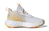 adidas OwnTheGame 2.0 K Mid Top Children's Basketball Shoes White Black Yellow Kids' H06418