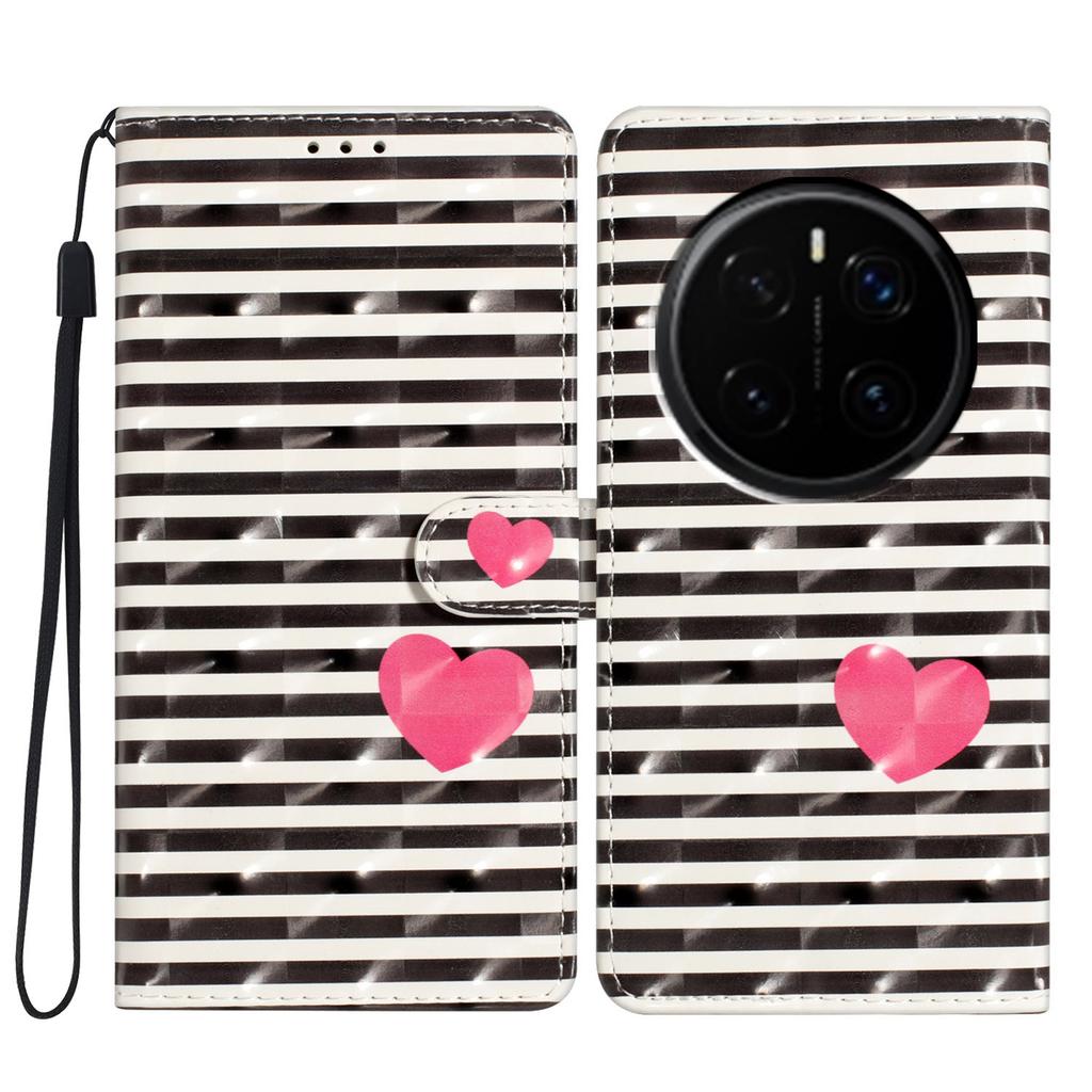 3D Pattern PU Leather Phone Wallet Case for Huawei P20 lite,P30 lite,Huawei Y6 (2018),Y7a,Honor 10 Lite,Honor 9 Lite,Honor X8a,Honor X6a...