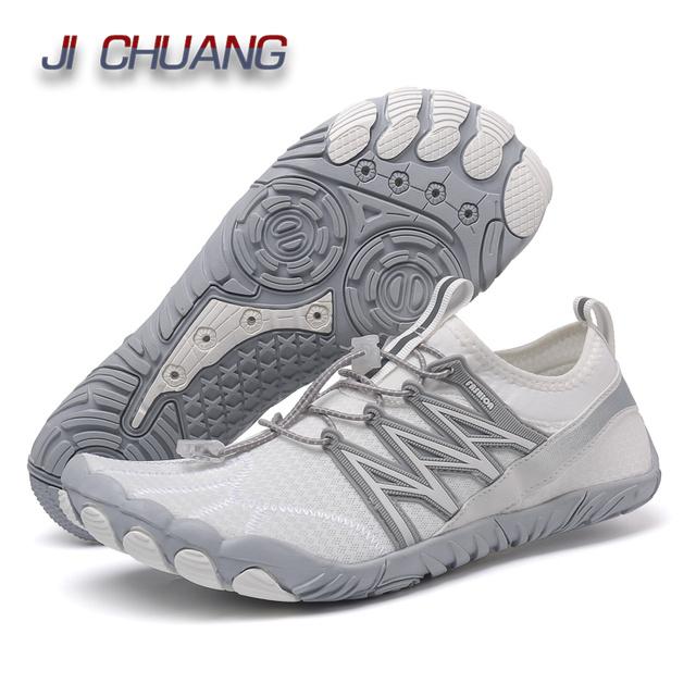 Summer Five Fingers Water Shoes Women's Aqua Shoes Summer Breathable Beach Sandals Quick Drying Water Shoes Men Anti Slip Surf