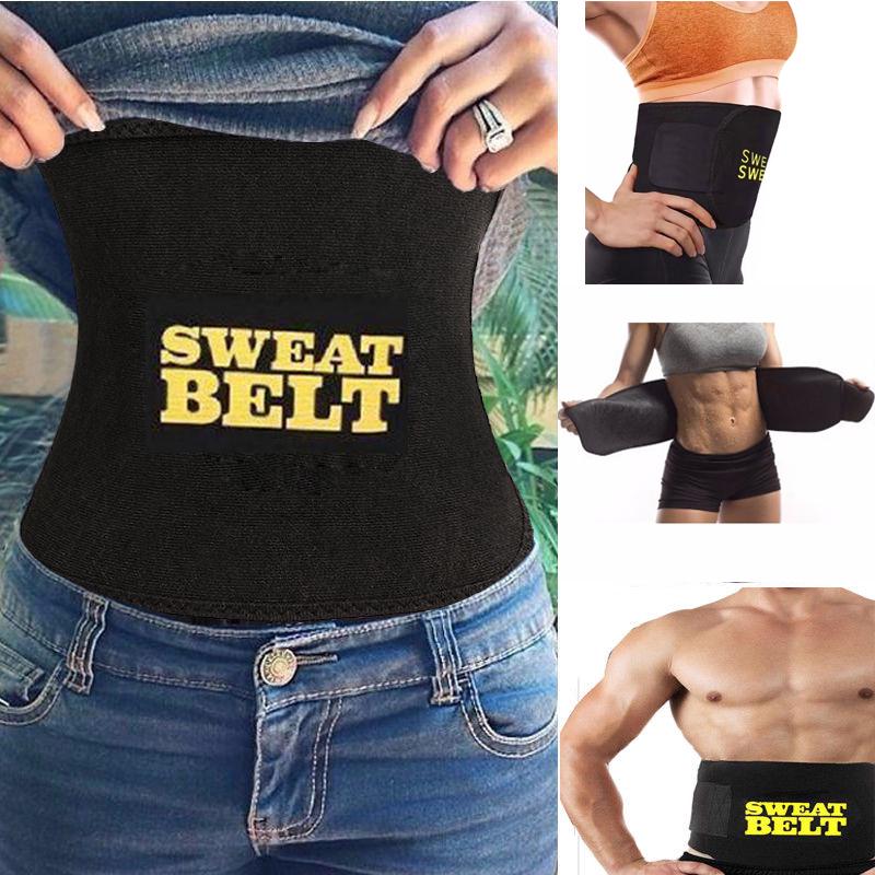 Buy Waist Tummy Trimmer Slimming Belt Sweat Band Body Shaper Wrap