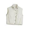 Loose French Style High-End 90 White Duck Down Short Sleeveless Vest Casual Stand Collar Solid Color Comfortable Down Jacket EY49608