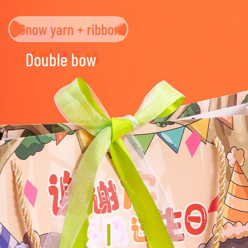 Kindergeburtstag Dankeschön Geschenktüte - Premium Souvenirverpackung