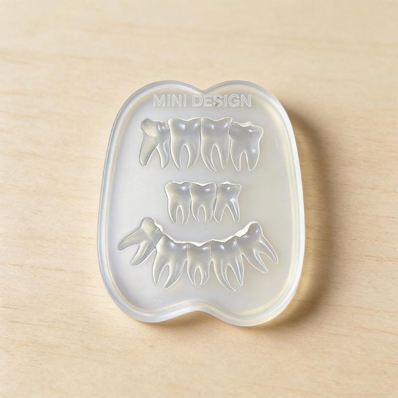 Easy To Use Silicone Dental Mould for Beginners Creating Teeth Shapes In Craft with Food Safe Materials