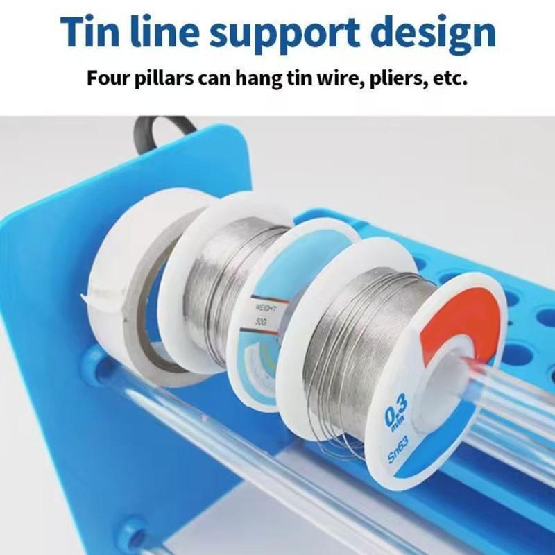 Multifunktionale Reparaturwerkzeug-Organizer-Box mit mehrschichtigen Fächern, rutschfester Basis für professionelle Techniker