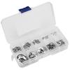 120PCS304 Stainless Steel Whitening Opening Ring Set GB896E Type Spring Opening Card M1.5M10 Set