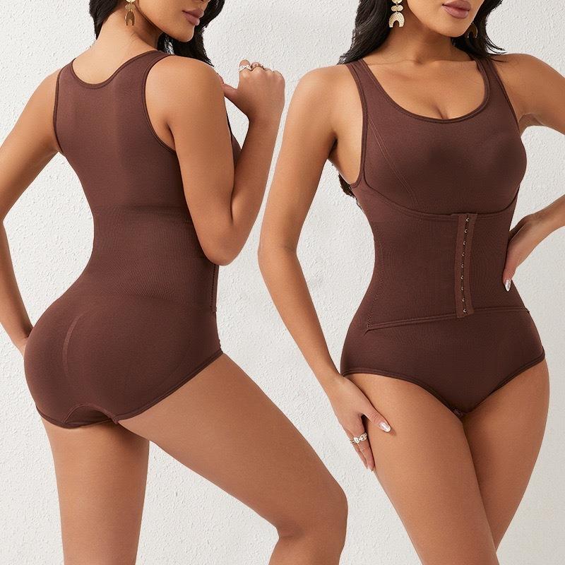 Dame Kroppsformende Midjeinnstrammende Rumpehevende Tettsittende Rumpehevende Ettstykke Korsett Midjeinnstrammende Magekontroll Bodysuit