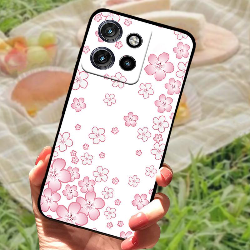 For Motorola Edge 50 Neo Case Edge50 For Moto Edge 50 Neo Phone Case Cover 50 Neo 6.4" Coque Black Silicone Soft Back Cover Case