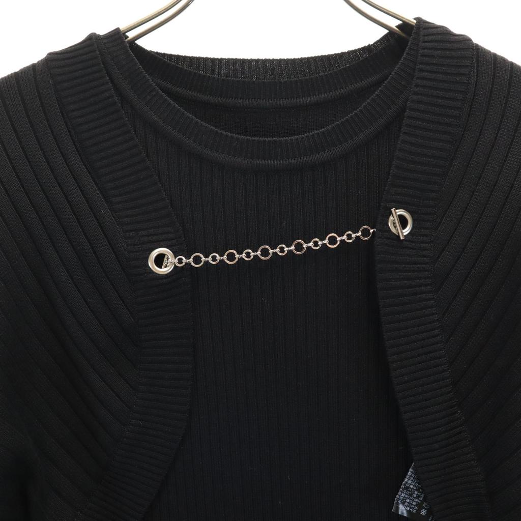 UNITED TOKYO made in Japan No sleeve Combination knit one piece FREE Women Used