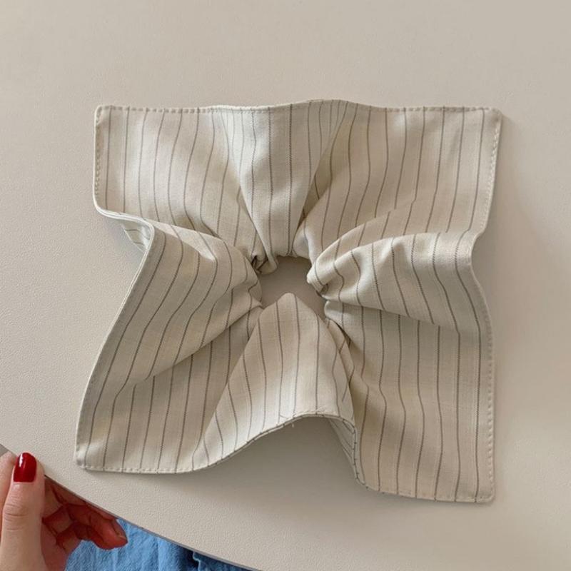 

.1 Scarf Of Striped Fabric, Waistband For The Large Intestine,Low-Temperature Ponytail Headband, Hair Accessory