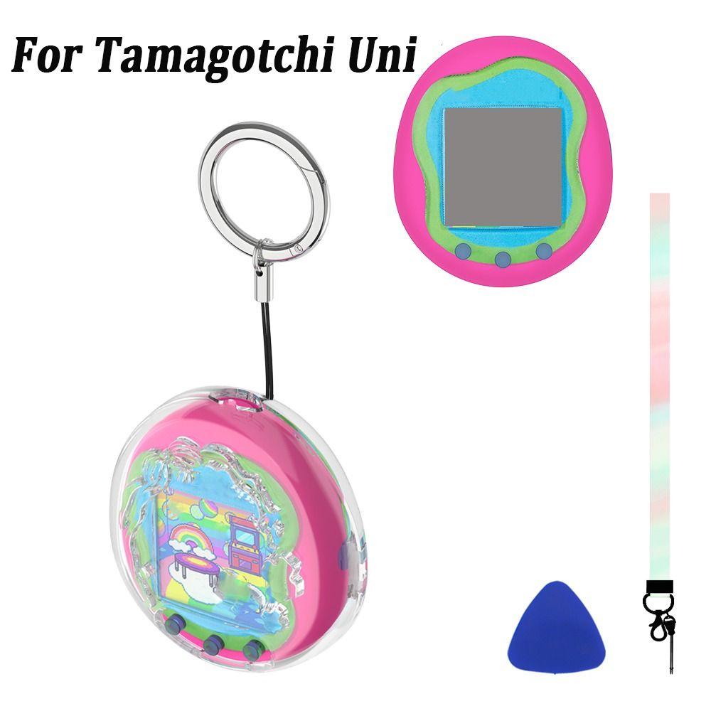 Dustproof Hard Shell Crystal PC Clear Cover for Tamagotchi Uni Electronic Pet Game Accessories