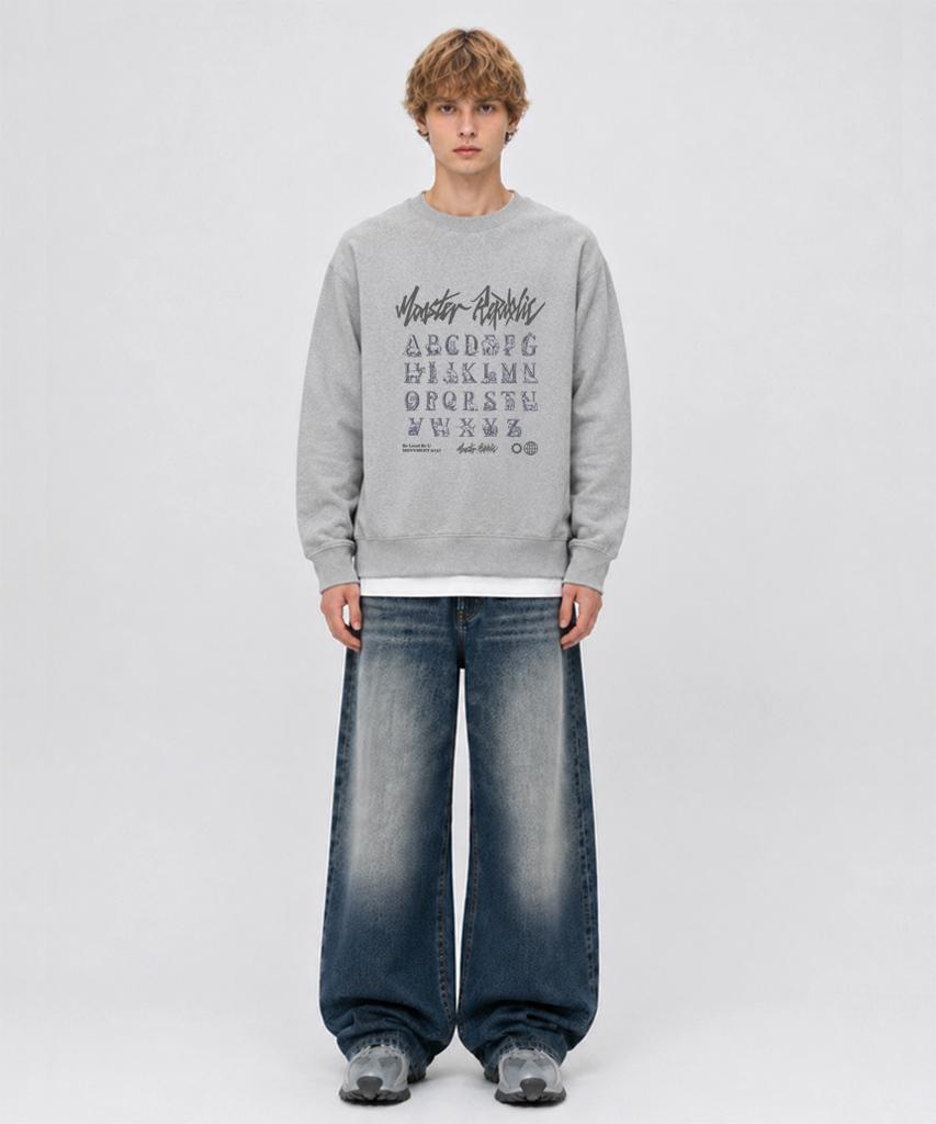 MONSTER REPUBLIC Class A Gray Sweatshirt Gray_9137