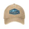 Womens Baseball Hats Camping Running Cap for Men's Ball Hat Quick Dry Rocky Mountain National Park Gym Hat