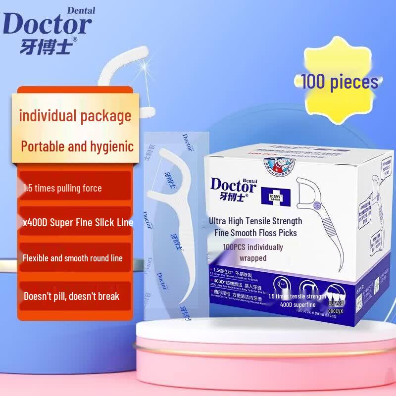 Dr. Tooth Super High Tension Dental Floss Sticks