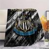 Custom Name Newcastle United Flannel Blanket, High Quality Comfortable for All Seasons, Home Decor, Warmth and Comfort