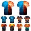 Vibrant 3d Print Godzilla King Of The Monsters Unisex Casual Short Sleeve T-shirt