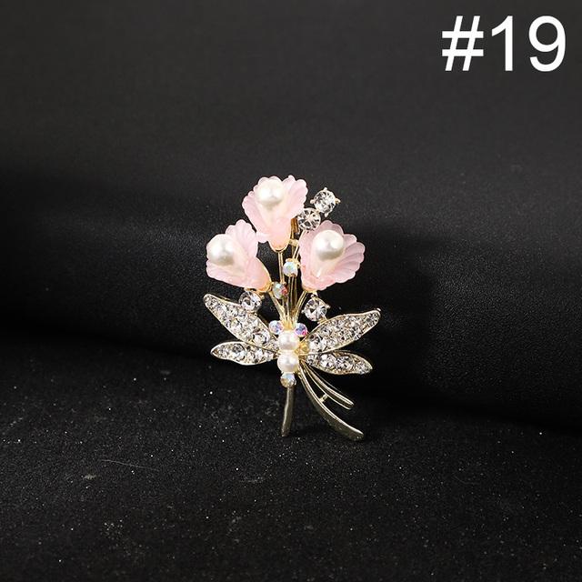 

Броши в виде ракушек и жемчужных цветов для женщин, элегантная хрустальная брошь, булавка, свадебные украшения, высокое качество, корсаж, ювелирные аксессуары