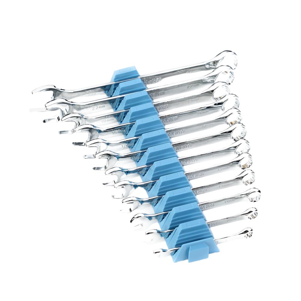 Wrench Organizer Modular System – 12 PCS Magnetic Wrench Organizer for Tool Box Drawer, Modular Wrench Storage Rack
