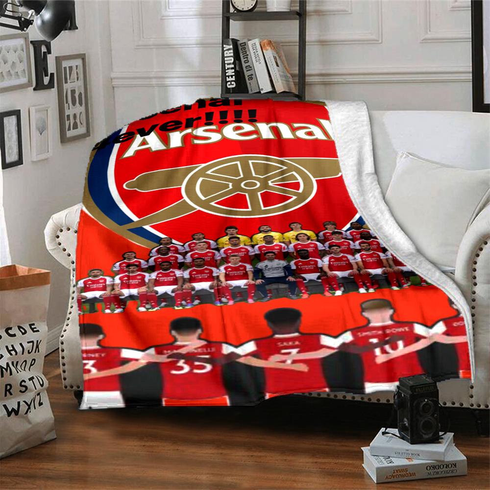 Arsenal Football Player Blanket Comfortable Perfect for Office Chair Couch Bedding for All Occasions Warmthful Decor