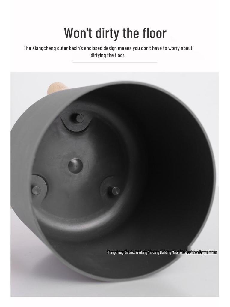 Nordic Style Self-Watering Faux Ceramic Plant Pot for Hydroponic Pothos