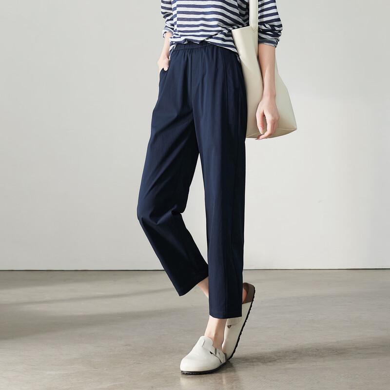 SOFSIL Women's 2026 Spring High-Waisted Wide-Leg Crop Pants