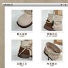 XSHX children's retro Chelsea short boots side zipper autumn and winter new Wenzhou classmates girls bow wide spread toe