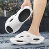 Fashion Summer Men's Fashionable Sports Slippers with Thick Sole, Anti Slip, Anti Odor, Wear-resistant Soft Sole, Men's One-piece Mop